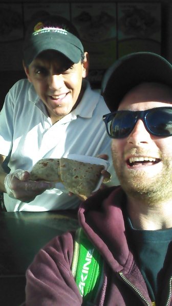 Taquitos famous quesadilla. Only a select few of you will understand the awesomeness that is this photo.